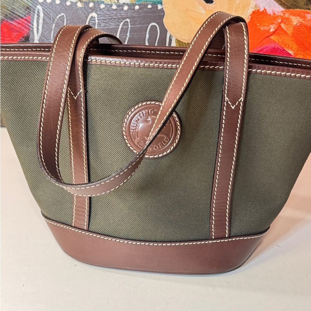 Hunting world Olive and Chocolate Tote